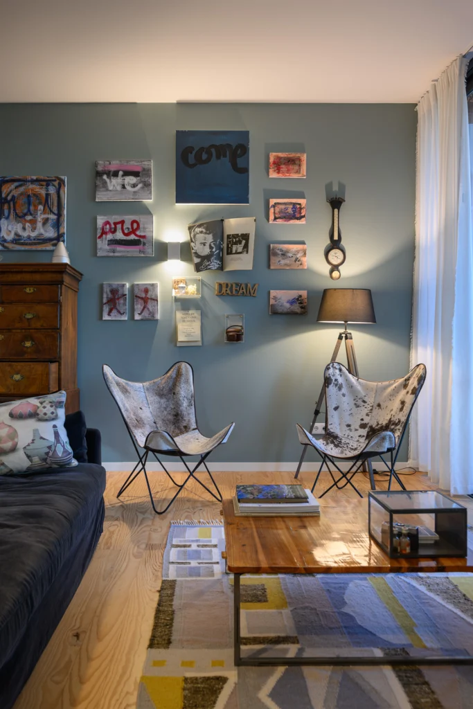 Books and Painting - Living Room